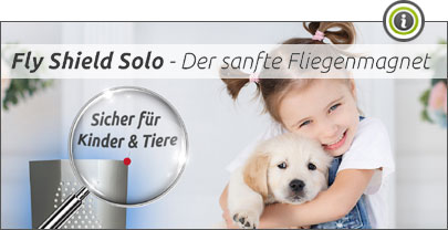 Fly Shield Solo - Der sanfte Fliegenmagnet Sicher für Kinder und Tiere