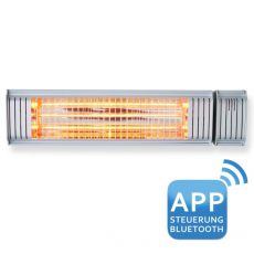 VASNER Premium Infrarot-Heizstrahler Appino 20 silber 2000W+App