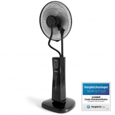 VASNER Stand-Ventilator Cooly FAN mit Sprhnebelkhlung Black