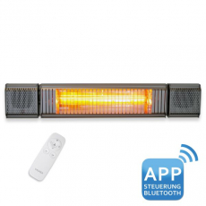 VASNER Appino BEATZZ Heizstrahler 2000 W grau + App
