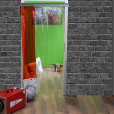 DustBox Lamellen- Staub- Schutzt�r DN200 Lamella 1000