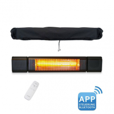 VASNER Appino BEATZZ Heizstrahler 2000 W schwarz + App + Abdeckhaube