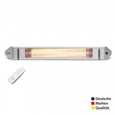VASNER Teras 25 Premium Carbon Terrassen-Heizstrahler 2500 W IP65 silber