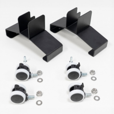 VASNER Konvi Standfe mit Lenk-Rollen fr Hybrid Infrarotheizung Set schwarz