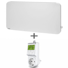 VASNER Konvi Plus 1200W Infrarotheizung rund wei� + Thermostat VUTX3