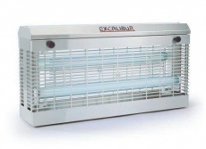 EXCALIBUR EXI 80 Edelstahl 72Watt Stromgitter Insektenvernichter ZM043