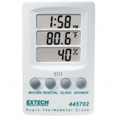 EXTECH 445702 Hygro-Thermometer Clock