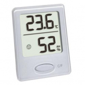 TFA Digitales Thermo-Hygrometer Basic Raumklima-Anzeige wei