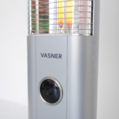 VASNER Infrarot 23R-Carbon Stand-Heizstrahler ohne AirCape silber