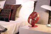 Stadler Form Edelstahl Tischventilator Tim Tischlfter chili red:mit USB-Kabel