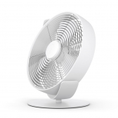 Stadler Form Edelstahl Tischventilator Tim Tischlfter wei: mit USB-Kabel