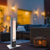 VASNER HeatTower Carbon 2500W Stand-Heizstrahler schwarz IP65 Schutz  VHTB25