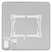 VASNER Citara T Plus 900 Watt Tafel Infrarotheizung rund schwarz (Gren 450W -1100W)