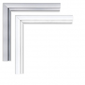 VVASNER Zipris S Classic Infrarotheizung Spiegel 500 W mit Chrom-Rahmen