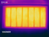 VVASNER Zipris S Classic Infrarotheizung Spiegel 500 W mit Chrom-Rahmen