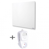 VASNER Citara M 450 Watt Infrarotheizung wei + Thermostat VUT35