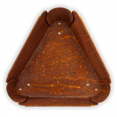 VASNER Merive M1 Design Feuerschale edelrostig - 3 Edelstahlbeine