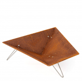 VASNER Merive M3 Feuerschale Edel-Rost Terrasse