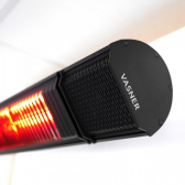 VASNER Appino BEATZZ Heizstrahler 2000 W schwarz + App + Abdeckhaube