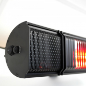 VASNER Appino BEATZZ Heizstrahler 2000 W schwarz + App + Abdeckhaube