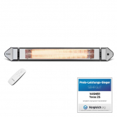 VASNER Teras 25 Premium Carbon Terrassen-Heizstrahler 2500 W IP65 schwarz