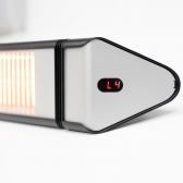 VASNER Teras 25 Premium Carbon Terrassen-Heizstrahler 2500 W IP65 schwarz