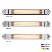 VASNER Teras 25 Premium Carbon Terrassen-Heizstrahler 2500 W IP65 wei