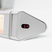 VASNER Teras 25 Premium Carbon Terrassen-Heizstrahler 2500 W IP65 silber