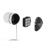 BONECO F220CC FAN - Clean & Cool Bodenventilator mit Luftfilterung, Ionisation und UV-C-Licht