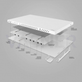 VASNER Konvi RX 1200 Watt Funk Hybrid Infrarotheizung mit Funk-Modul (60x140x4,3cm)