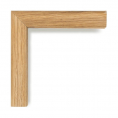 VASNER Zipris S Infrarotheizung Spiegel Wood 210 Watt Eiche Massivholz-Rahmen