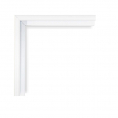 VASNER Zipris S Sleek Infrarotheizung Spiegel 500 Watt (breit) ultraflach Rahmen hauchdnn wei