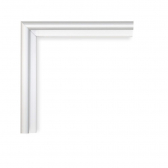 VASNER Zipris S Sleek Infrarotheizung Spiegel 320Watt ultraflach Rahmen hauchdnn Alu silber