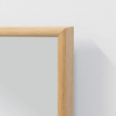 VASNER Zipris S Timber Infrarotheizung Spiegel 400Watt Echtholz-Furnier-Rahmen Eiche
