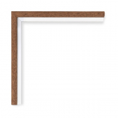 VASNER Zipris S Timber Infrarotheizung Spiegel 900Watt Echtholz-Furnier-Rahmen Mahagoni