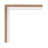 VASNER Zipris S Timber Infrarotheizung Spiegel 210Watt Echtholz-Furnier-Rahmen Walnuss