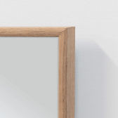VASNER Zipris S Timber Infrarotheizung Spiegel 320Watt Echtholz-Furnier-Rahmen Walnuss