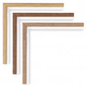 VASNER Zipris S Timber Infrarotheizung Spiegel 600Watt Echtholz-Furnier-Rahmen Walnuss