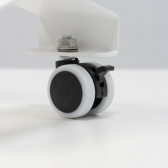 VASNER Konvi Standfe mit Lenk-Rollen fr Hybrid Infrarotheizung Set schwarz