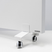 VASNER Konvi Standfe mit Lenk-Rollen fr Hybrid Infrarotheizung Set schwarz