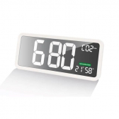 techno line Luftqualittsmessgert WL1040 CO2, Luftgte-Monitor mit Uhr