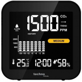 techno line Luftqualittsmessgert WL 1025 mit CO2-und Luftgte-Anzeige