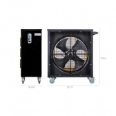 Ya Suh Dar M704-FE - Industrieller Werkzeugwagen-Ventilator: Multifunktionaler Lfter