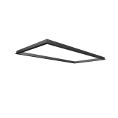 VASNER Einbaurahmen fr Citara Infrarotheizungen 300 Watt schwarz: Fr Trockenbaudecken