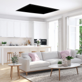 VASNER Einbaurahmen fr Citara Infrarotheizungen 300 Watt schwarz: Fr Trockenbaudecken