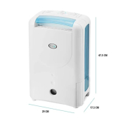 ecoair DD1 Simple MK3 - Adsorptionstrockner (Blau):Drehknopf u. Schieberegler