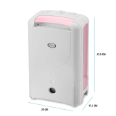 ecoair DD1 Simple MK3 - Adsorptionstrockner (Pink):Drehknopf u. Schieberegler
