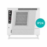 ecoair DDWH10 - Trockenmittel-Luftentfeuchter:Wand-/Stand-Trockner + Heizung