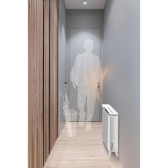 ecoair DDWH10 - Trockenmittel-Luftentfeuchter:Wand-/Stand-Trockner + Heizung