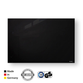 VASNER Zipris GR Infrarot Glasheizung 250 W Rahmenlos schwarz: 35 x 90 x 2 cm